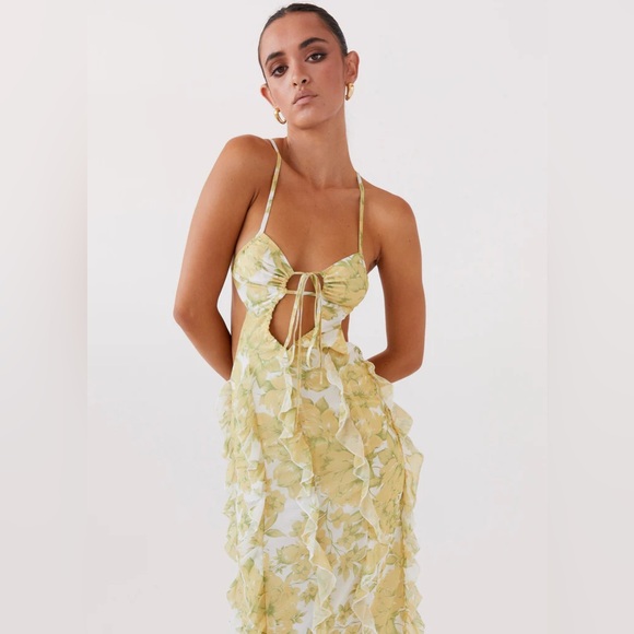 Peppermayo
Sunset Kisses Ruffle Maxi Dress - Daffodil - Picture 5 of 8